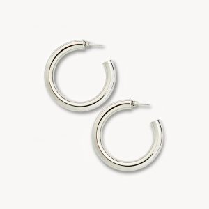 1.5" Perfect Hoops in Silver