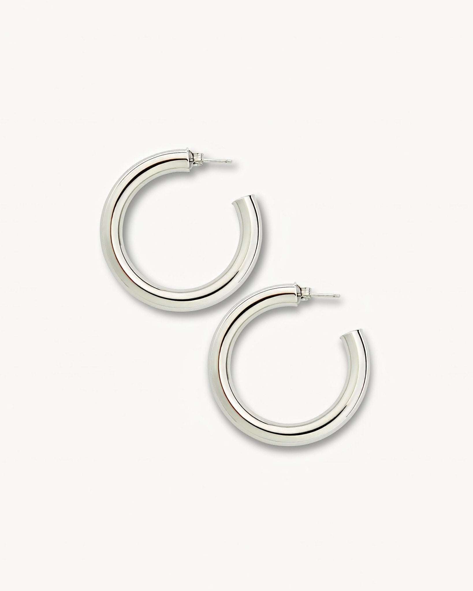 1.5″ Perfect Hoops in Silver