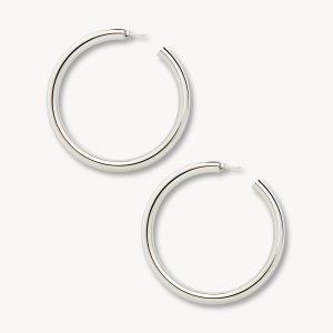 2.5" Perfect Hoops in Silver