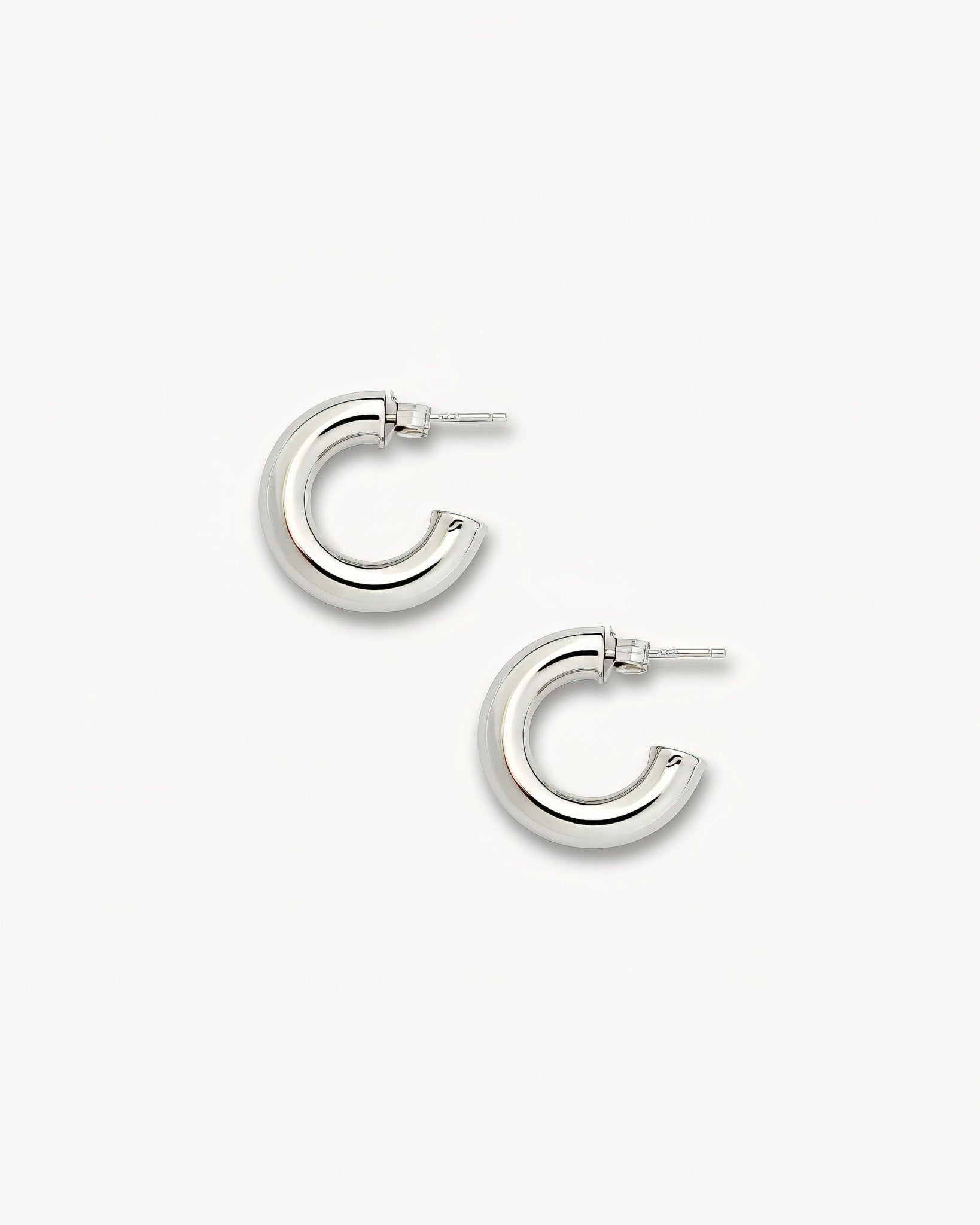 .75″ Perfect Hoops in Silver