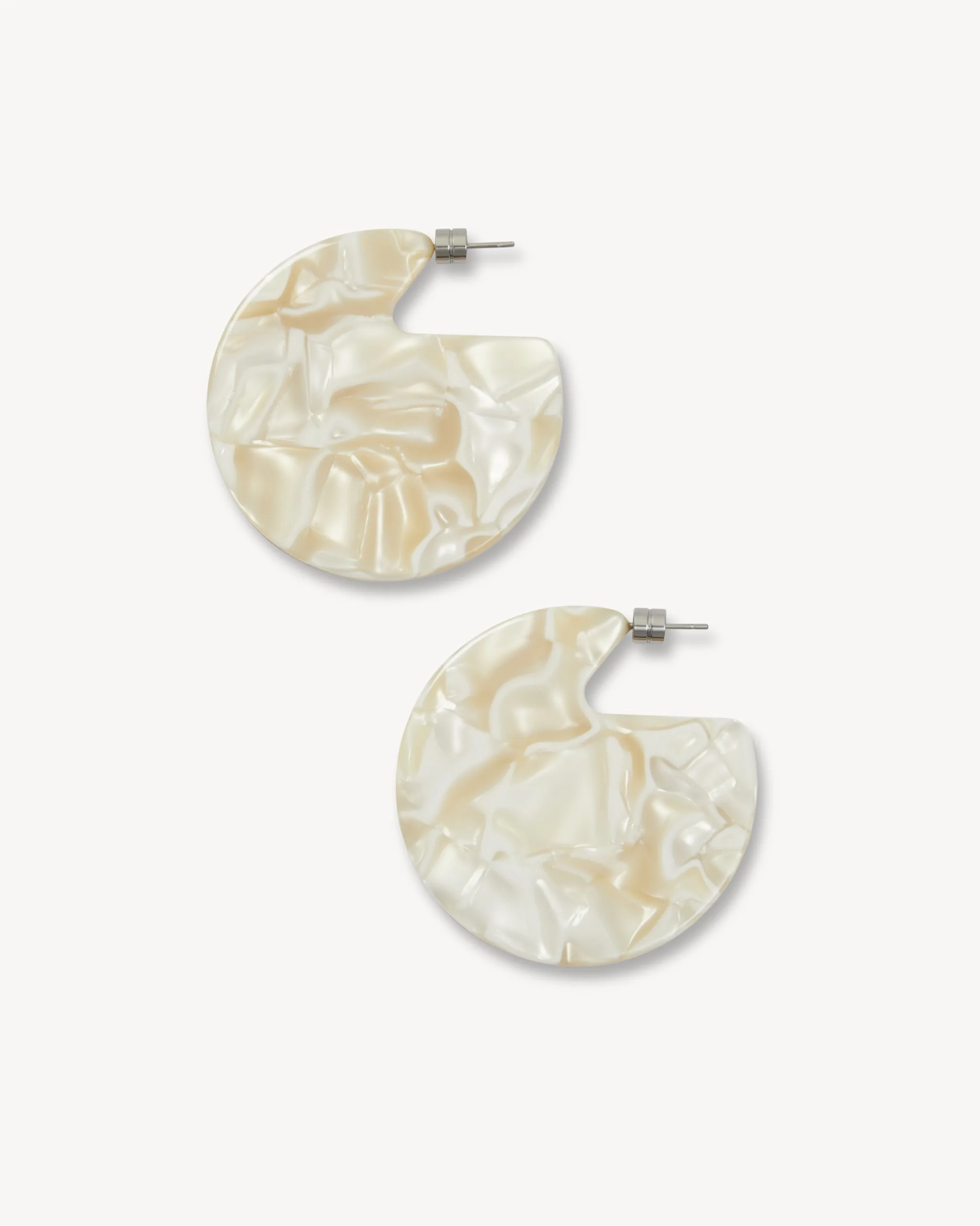 Clare Earrings in Ivory