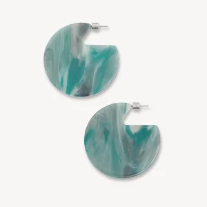 Clare Earrings in Jadeite