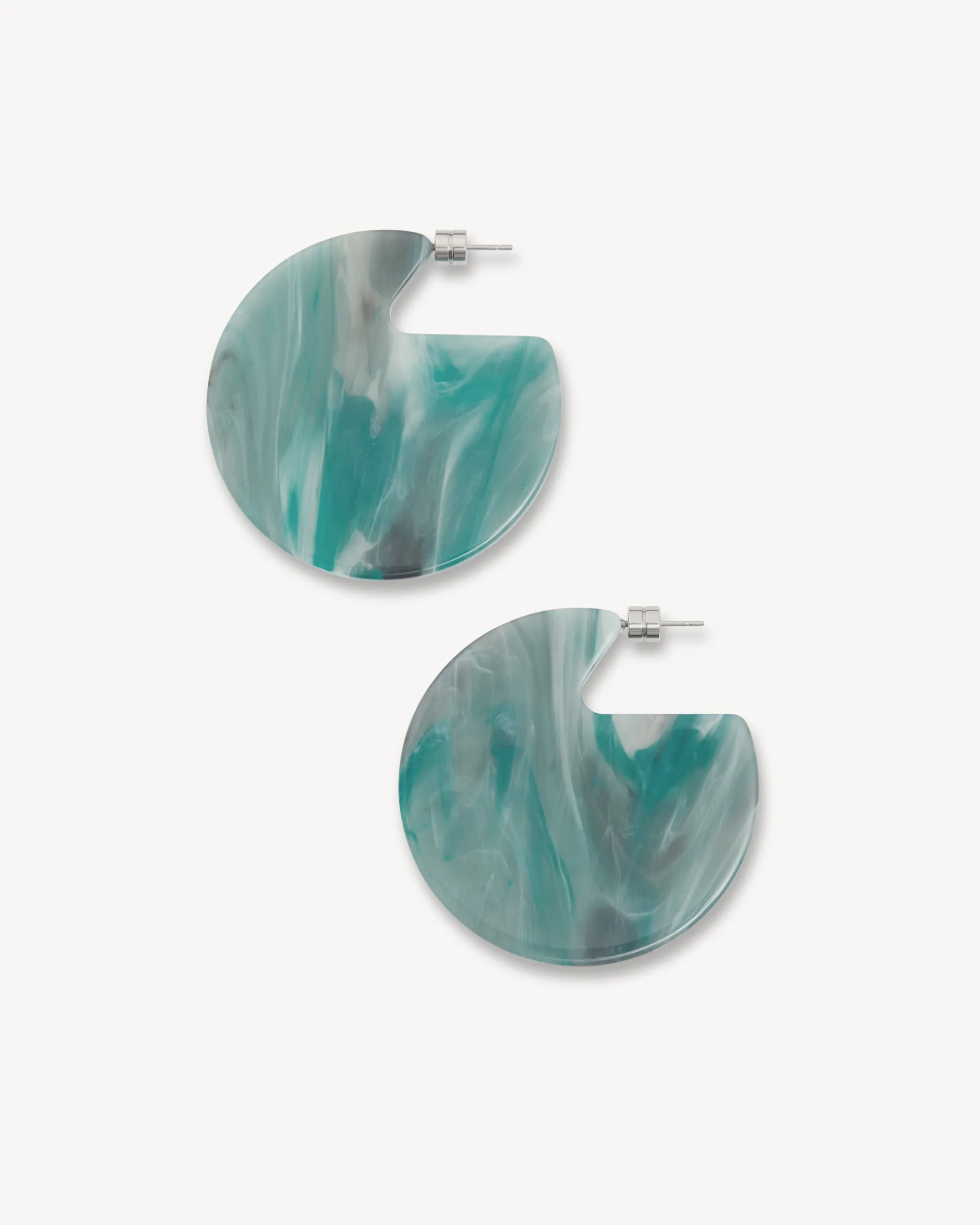 Clare Earrings in Jadeite