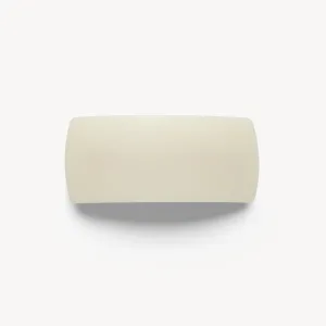 Jumbo Box Barrette in Milk Glass Matte