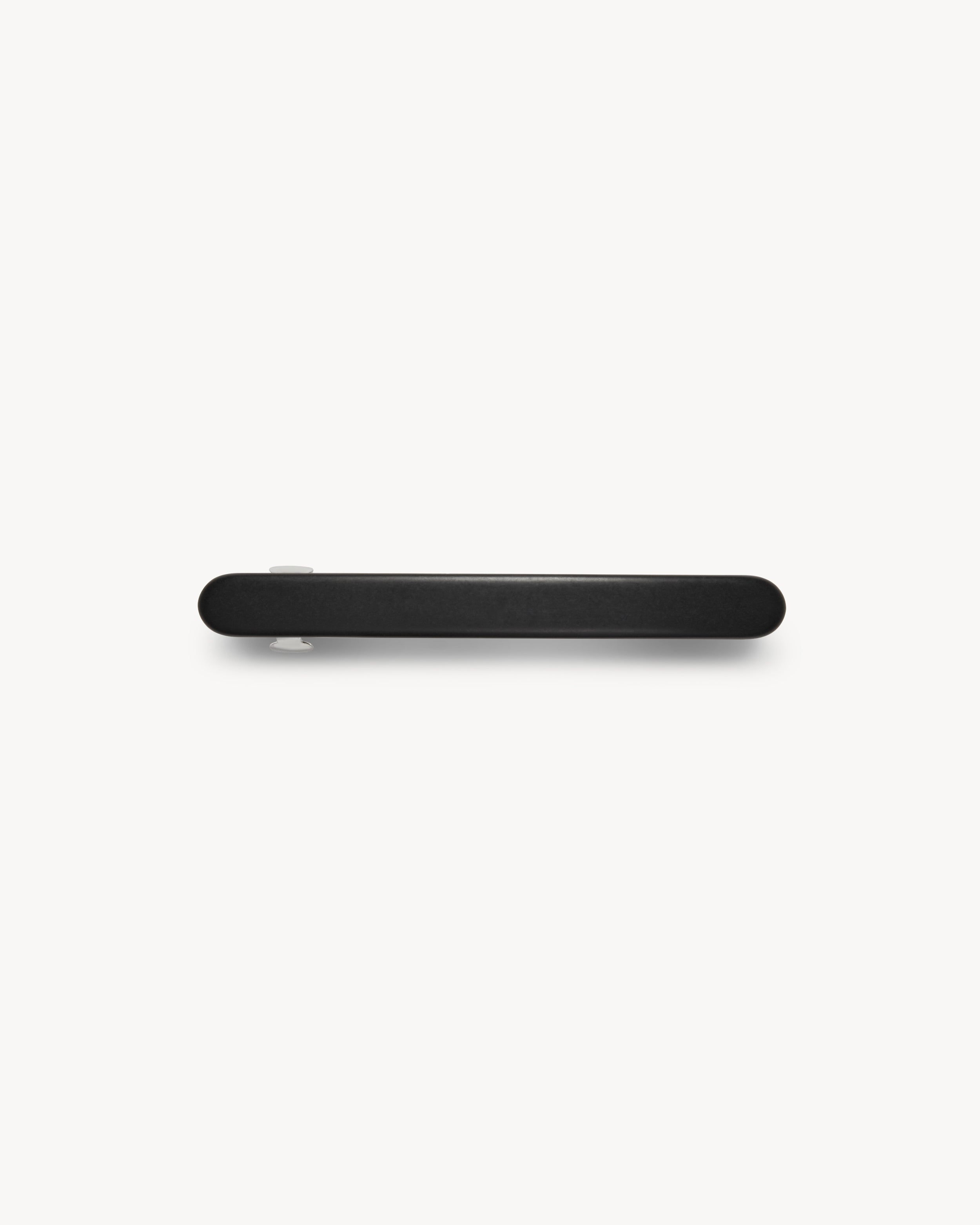 Midi Paris Barrette in Black Matte