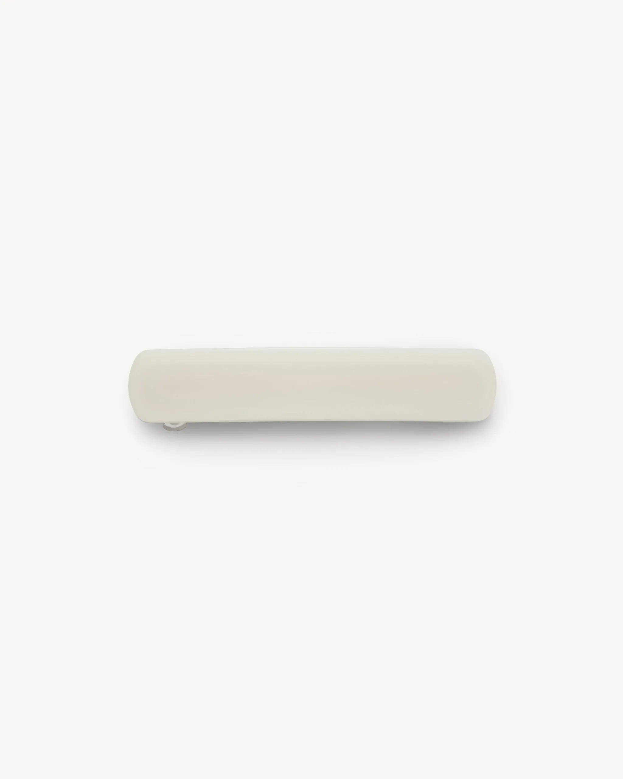 No. 3 Heirloom Barrette in Milk Glass Matte