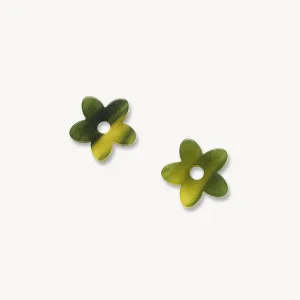 Petite Flower Charms in Algae