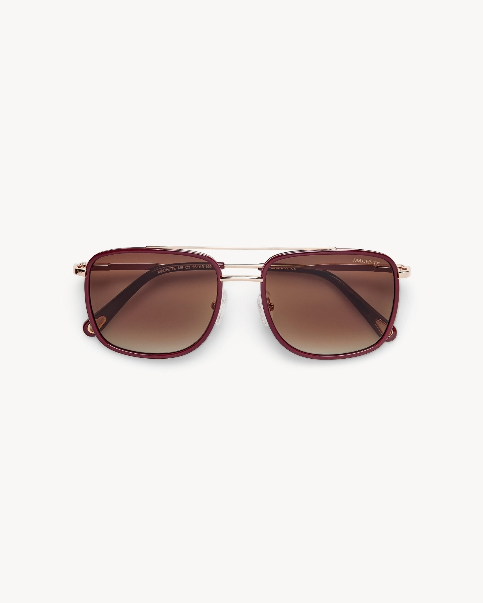 Amelia Sunglasses in Oxblood