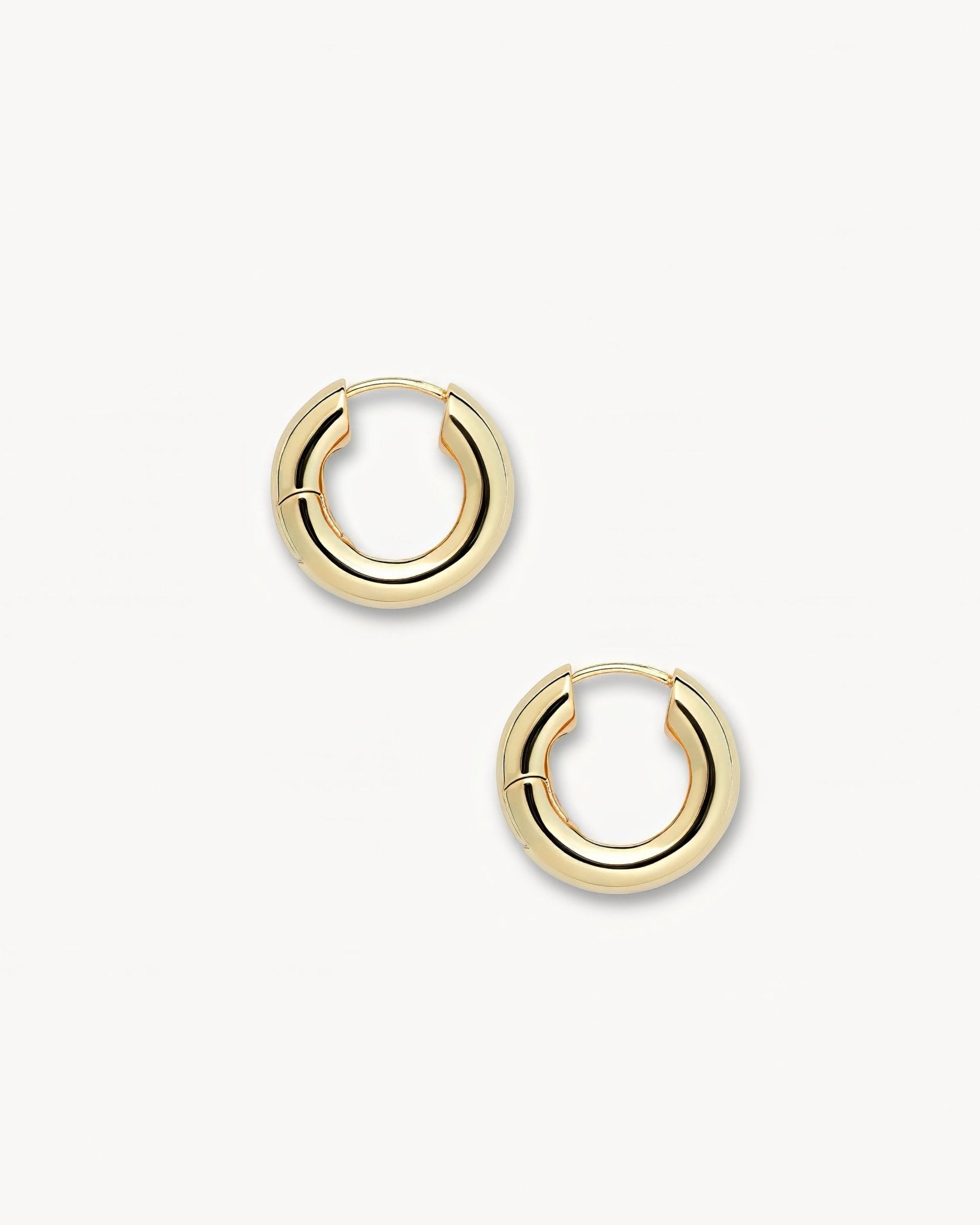 Baby Chunky Hoops in Gold