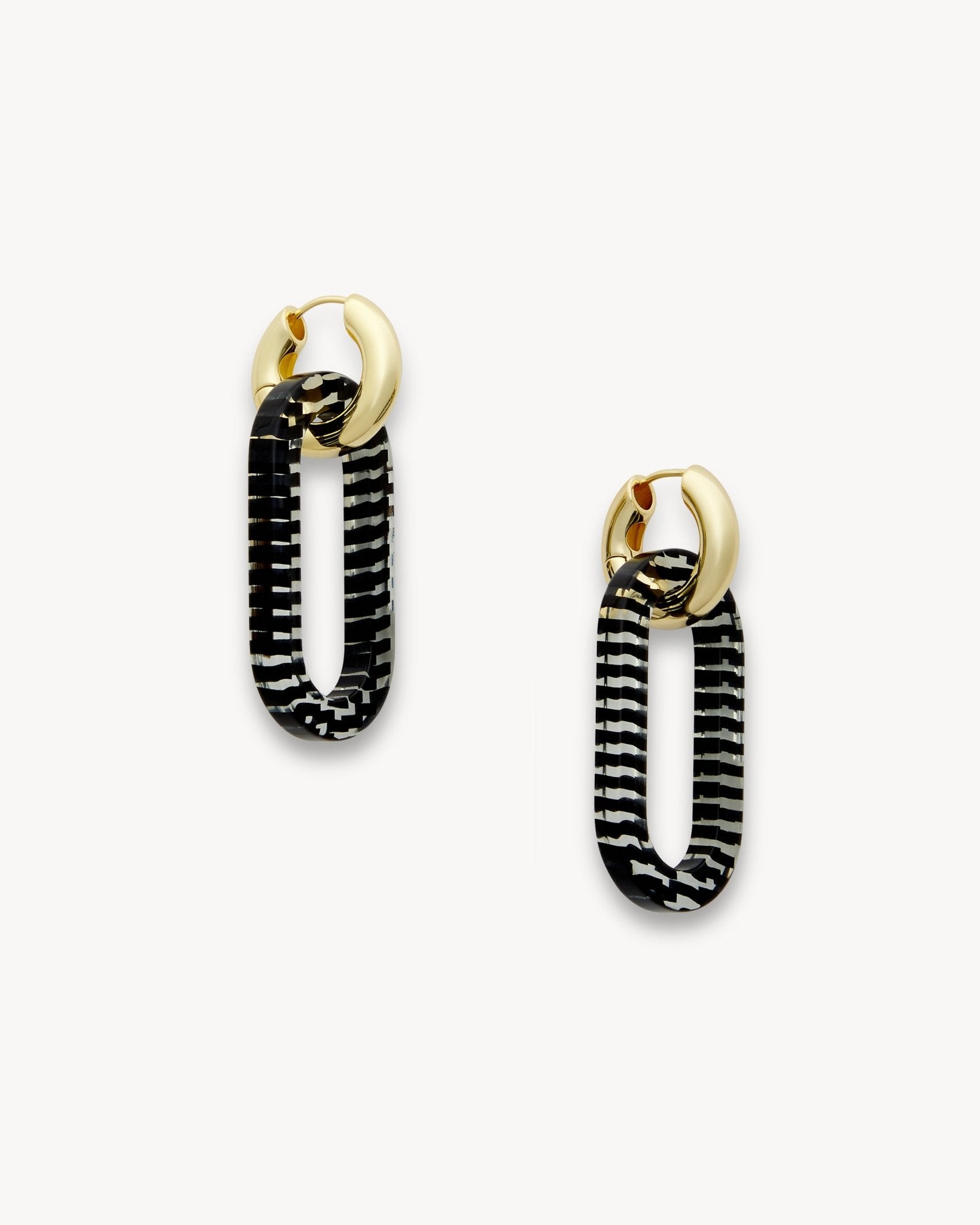 Baby Link Charms in Black & Clear - Image 2