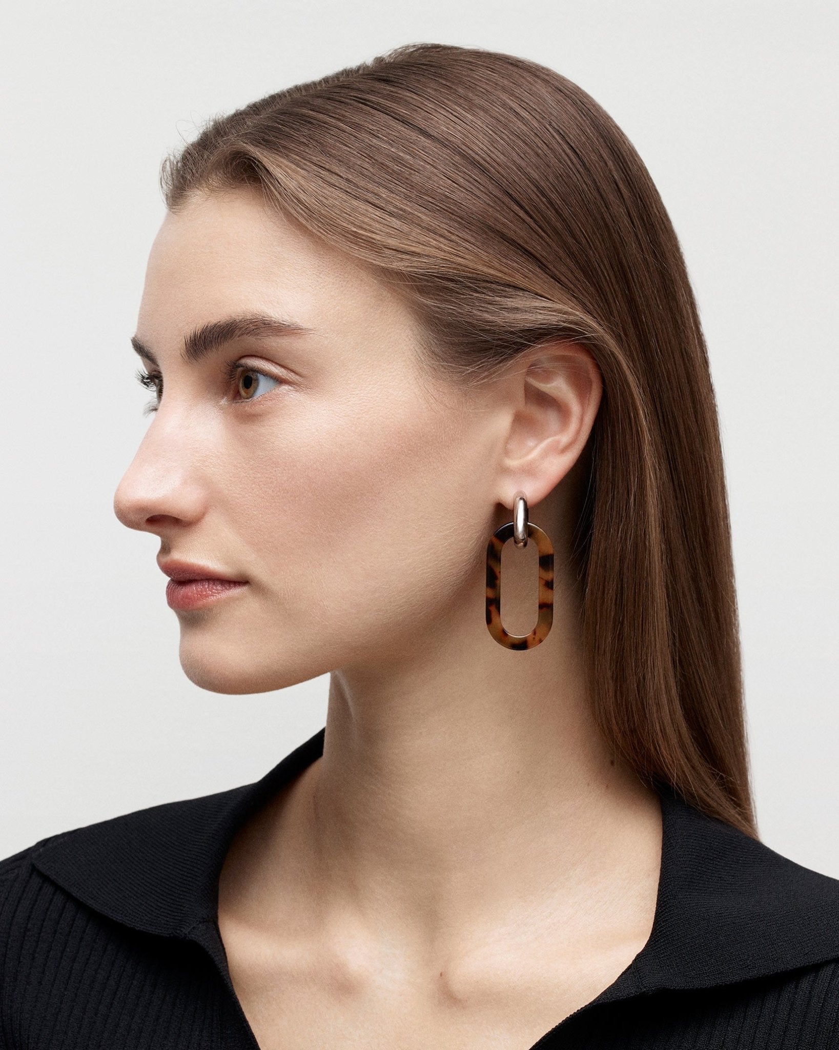 Baby Link Charms in Black & Clear - Image 3