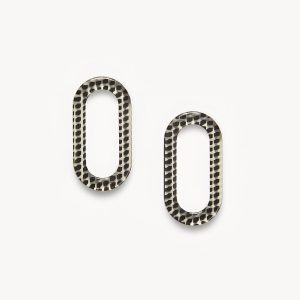 Baby Link Charms in Black & Clear