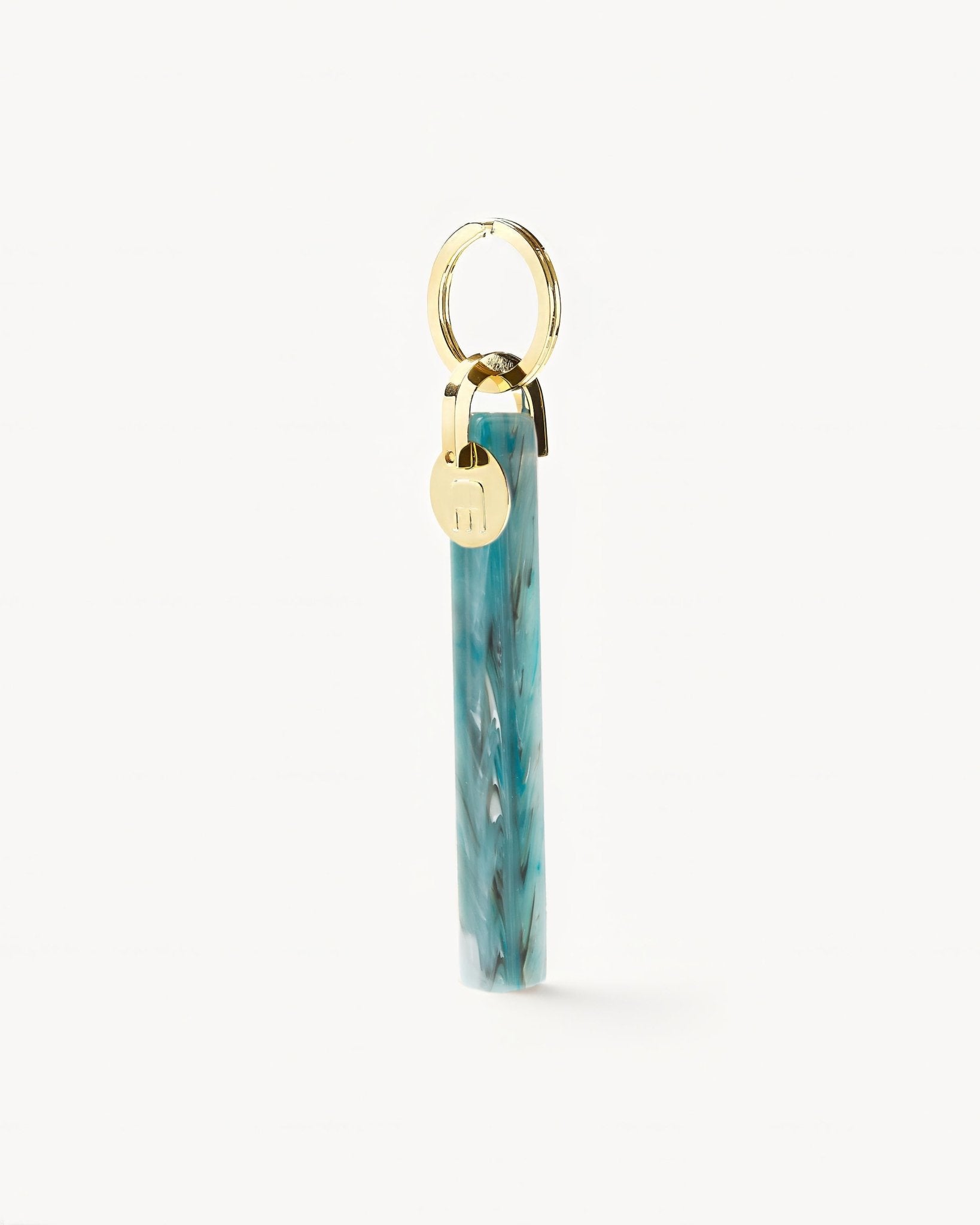 Bar Keychain in Jadeite – Gold