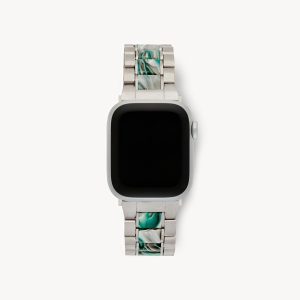 Boyfriend Apple Watch Band in Stromanthe