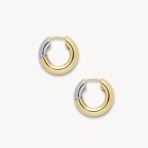 Chunky Hoops in 3/4 Gold