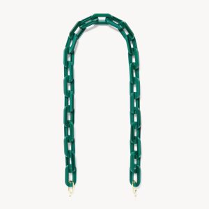 Chunky Sunglass Chain in Malachite