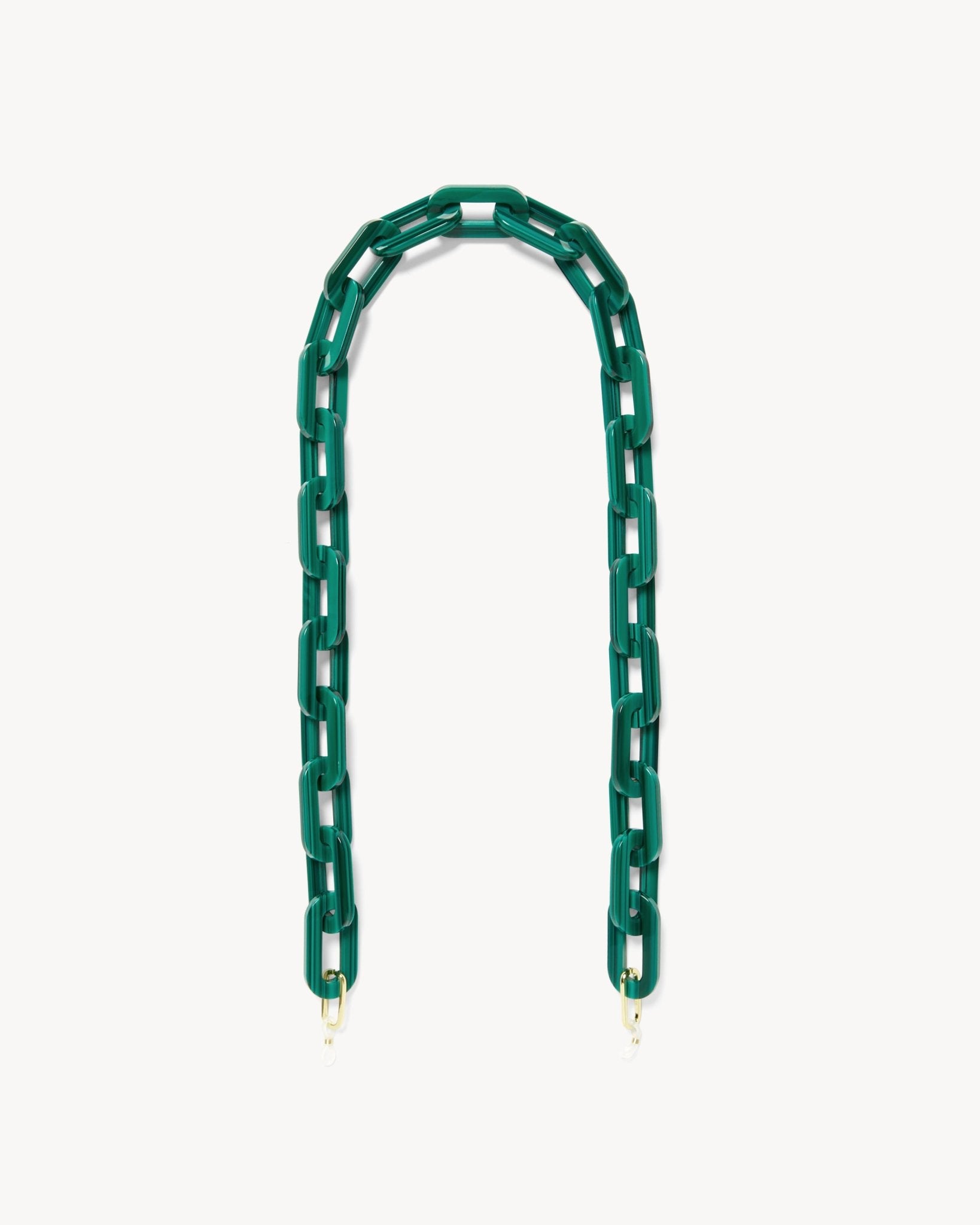 Chunky Sunglass Chain in Malachite