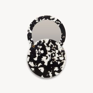 Circle Mirror in Noir