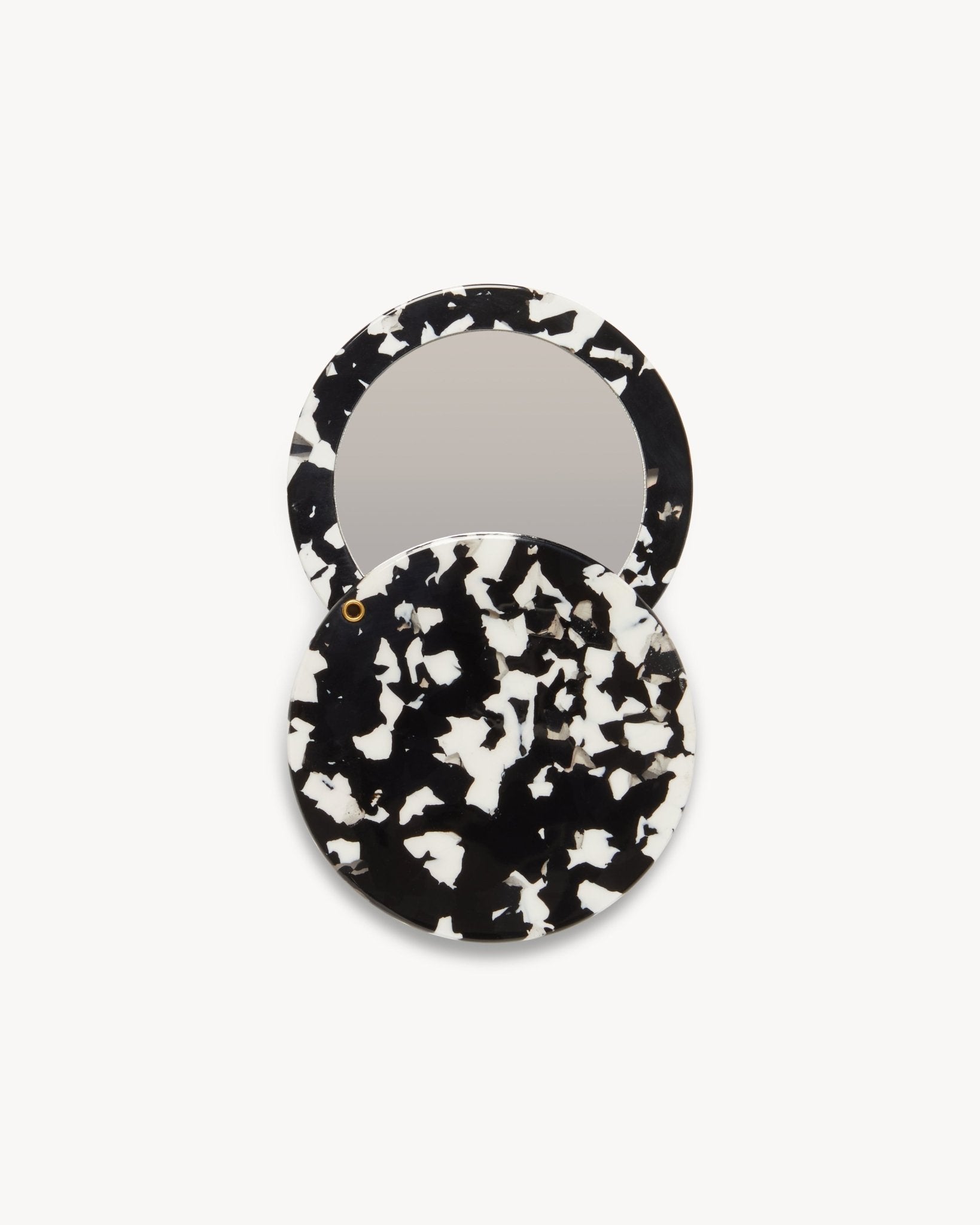 Circle Mirror in Noir