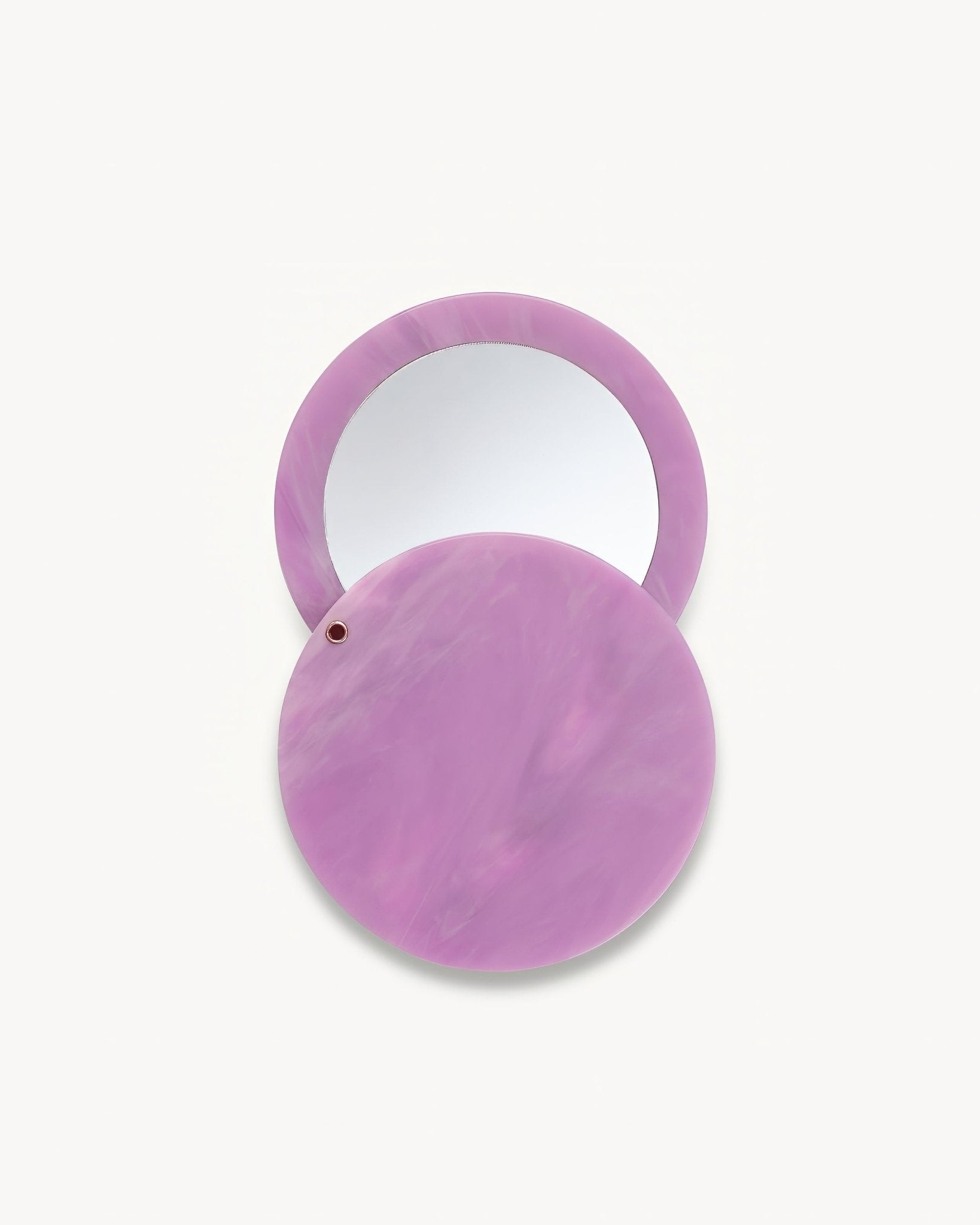 Circle Mirror in Orchid