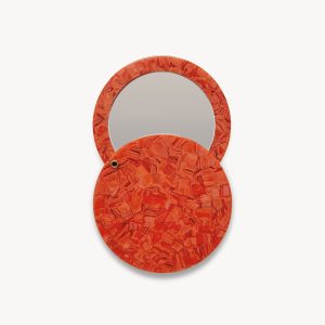 Circle Mirror in Poppy