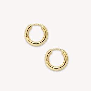Petite Hoops in Gold