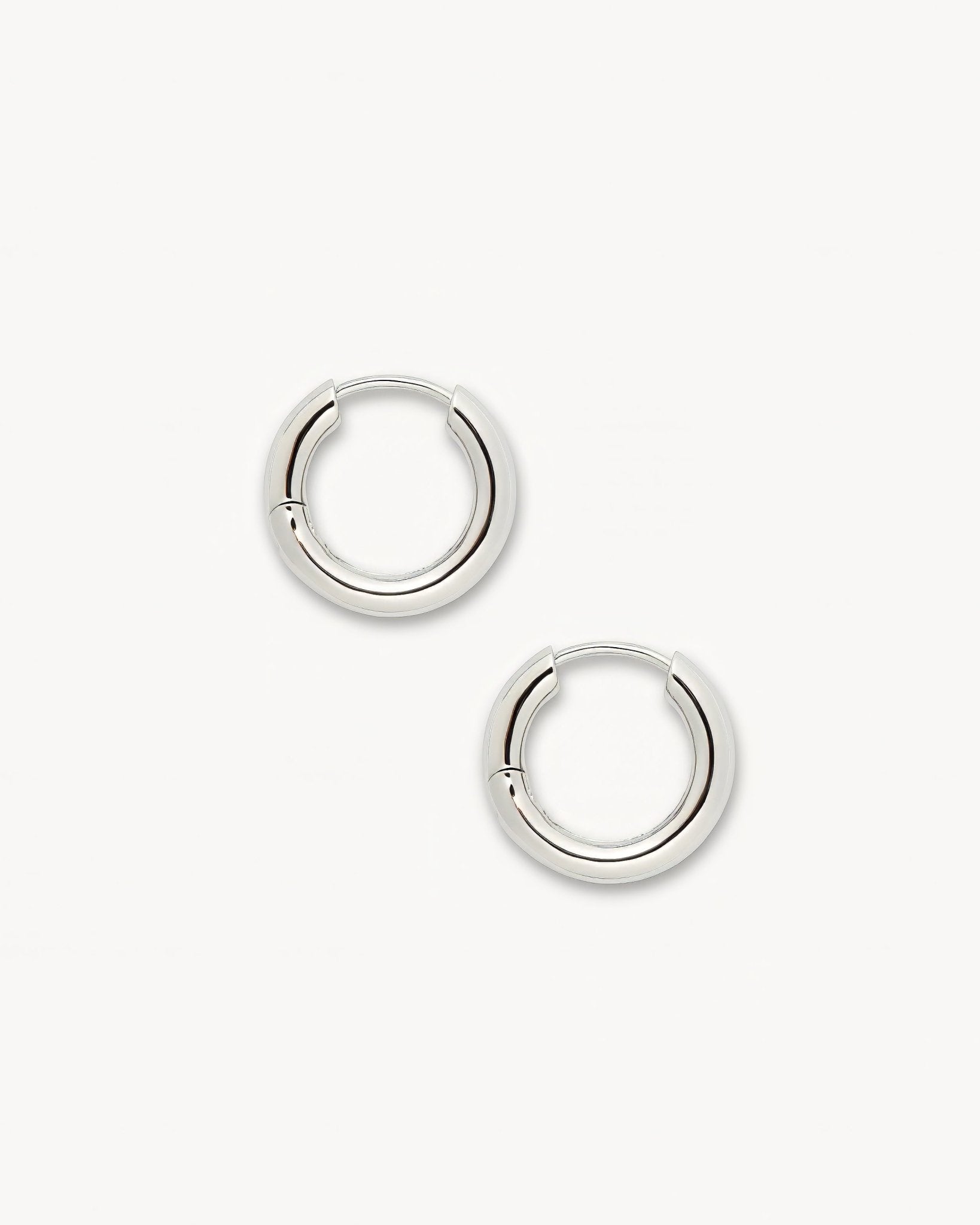 Petite Hoops in Silver