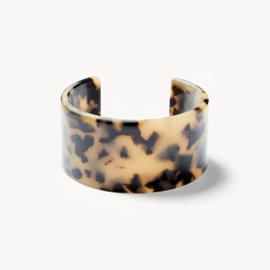 Jumbo Cuff in Blonde Tortoise