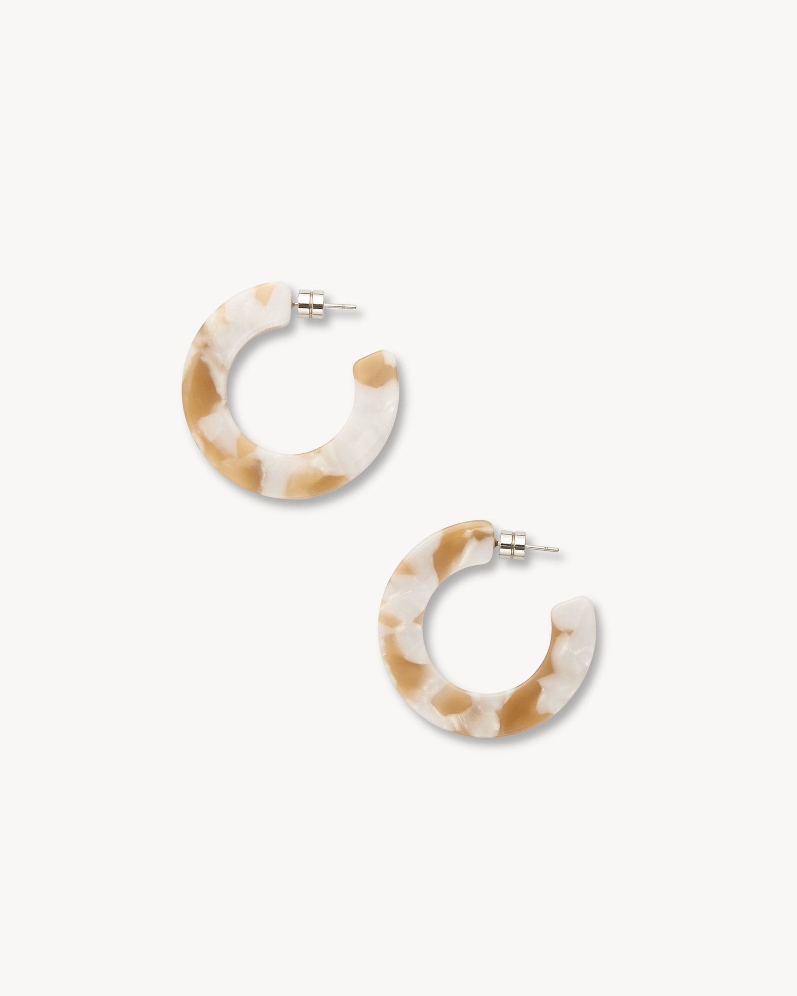 Kate Hoops in Taupe Shell