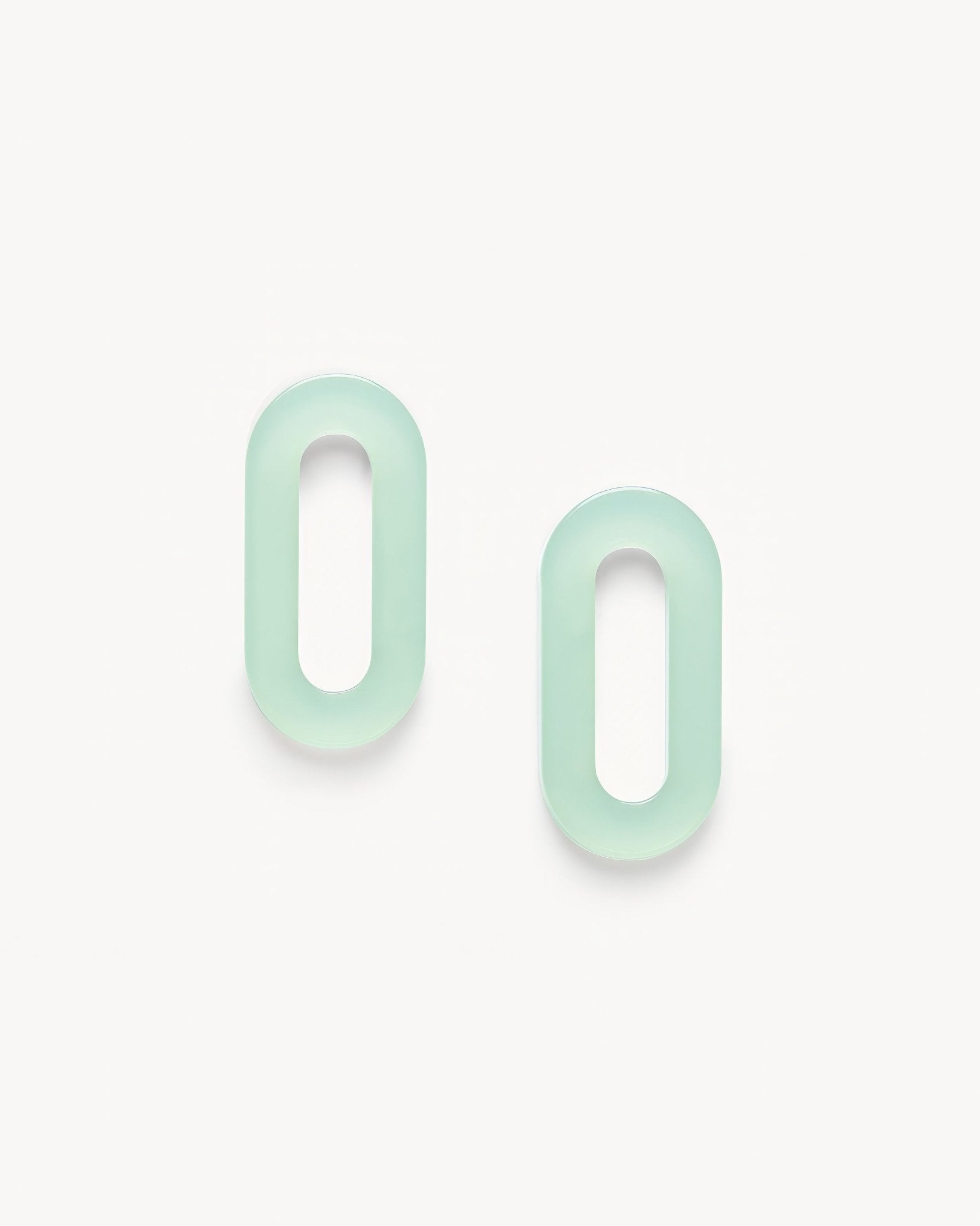 Chunky Link Charms in Sea Glass