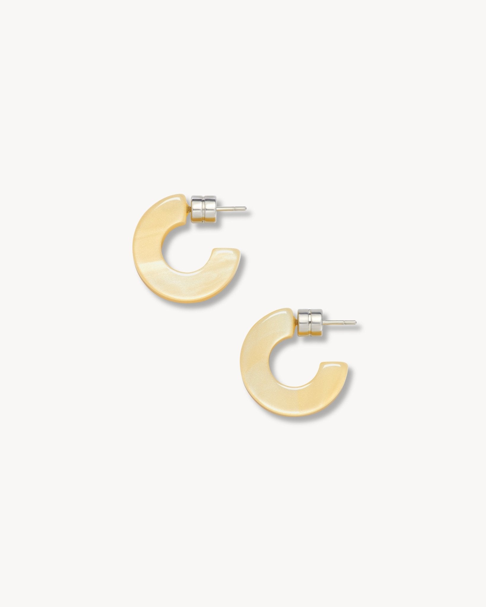 Muse Hoops in Citrine