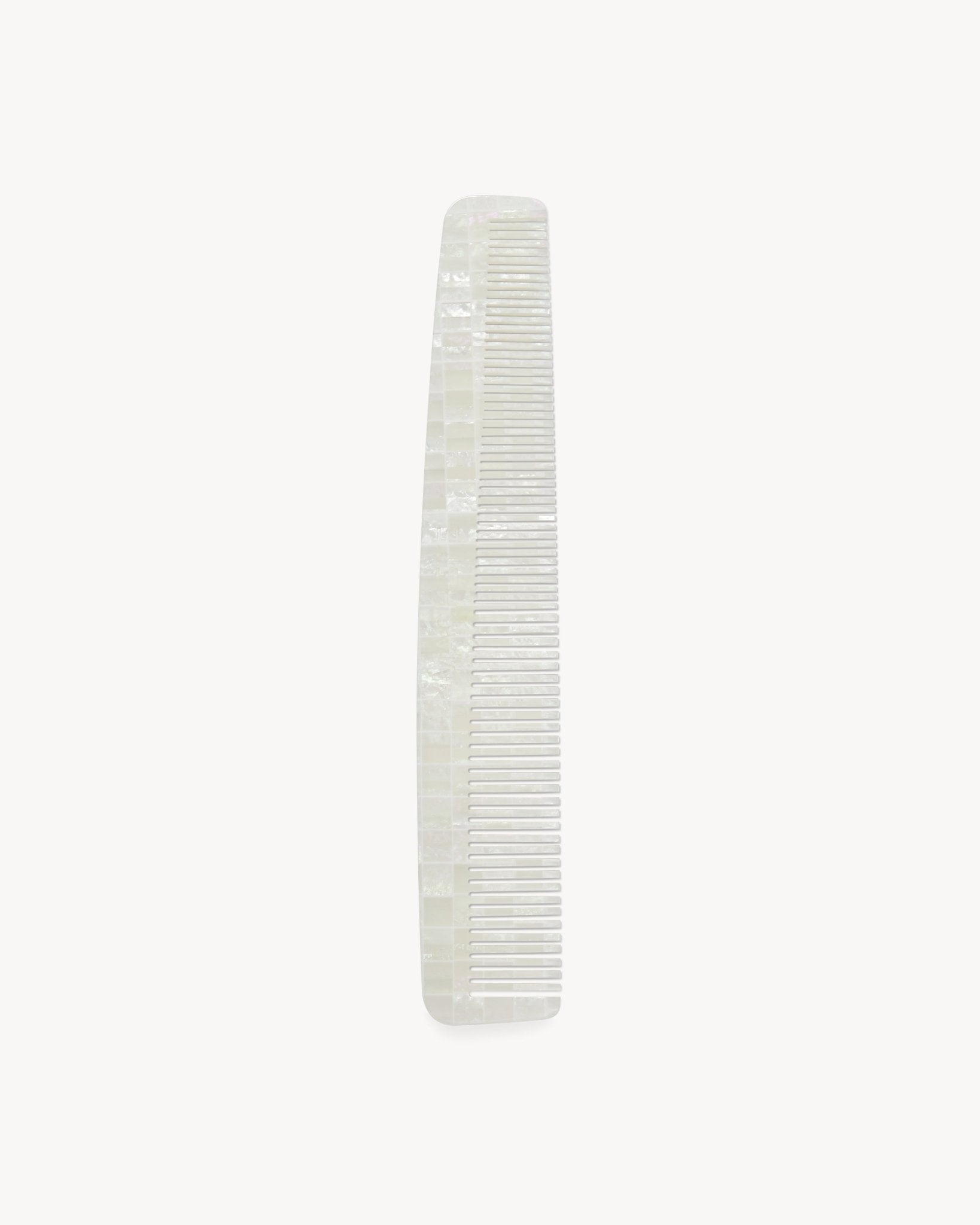 No. 1 Comb in Opalite Shell Checker