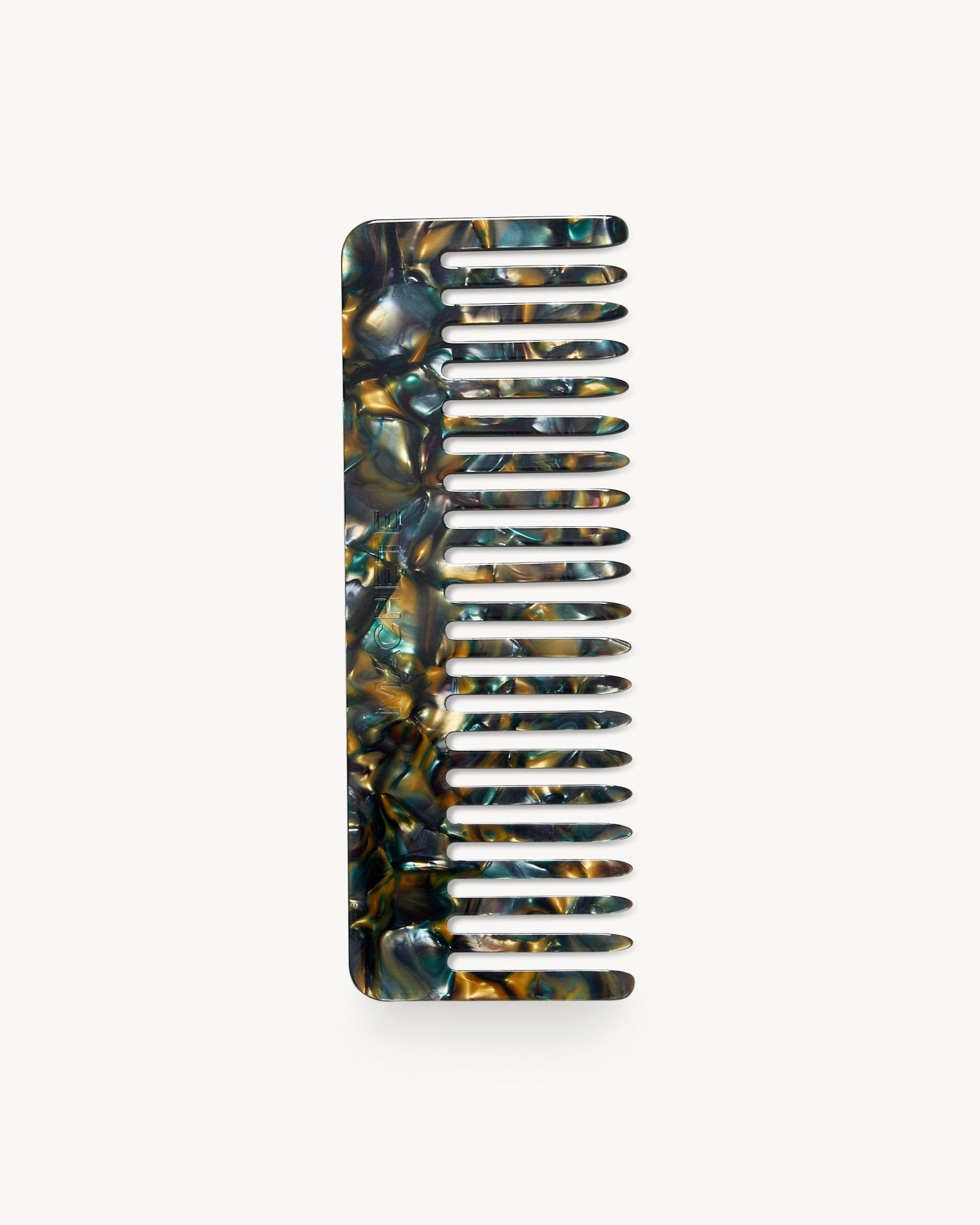 No. 2 Comb in Green Tortoise