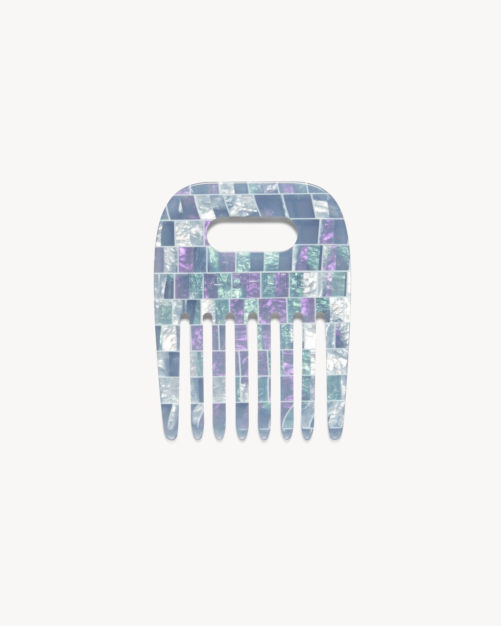 No. 4 Comb in Marine Shell Checker