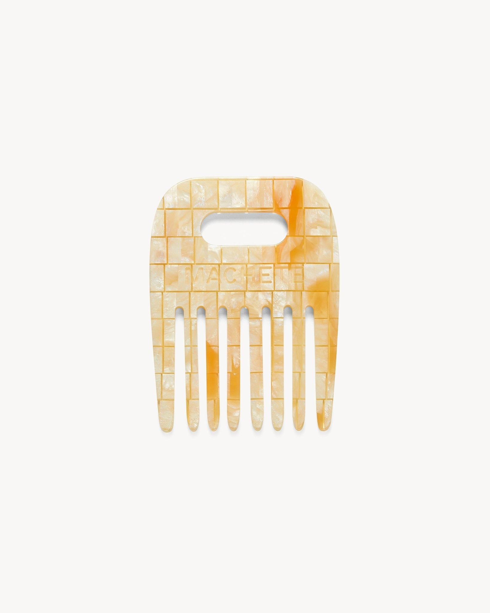 No. 4 Comb in Sea Shell Checker