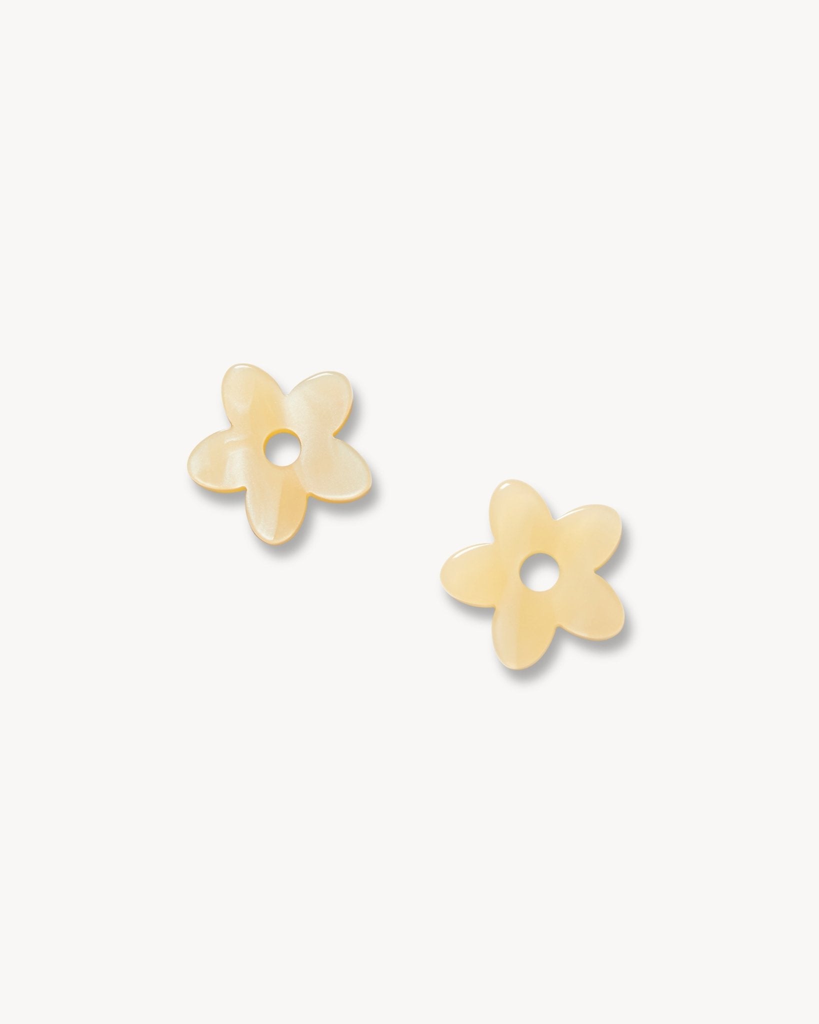 Petite Flower Charms in Citrine