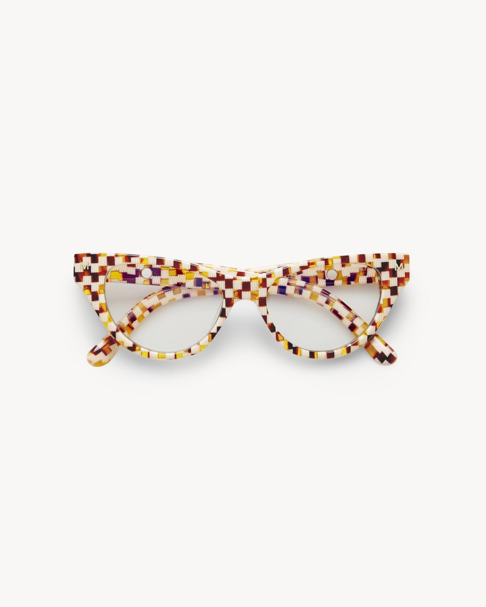 Suzy Optical Blue Light Frames in Tortoise Checker